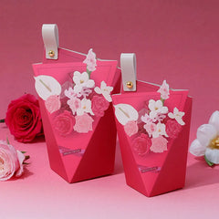 ELMAS High-End Candy Box Flower Chocolate Wedding Favor