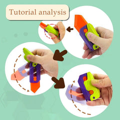 ELMAS 3D Carrot Fidget Knife - Fun Stress Relief Toy