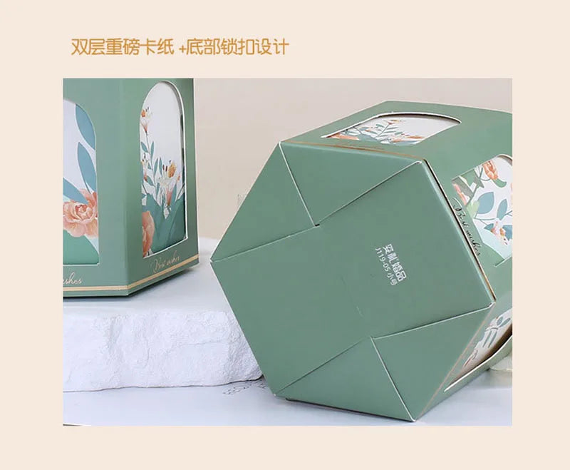 ELMAS Hexagon Flower Candy Gift Boxes for Kids Parties - Al Masam Stationery LLC