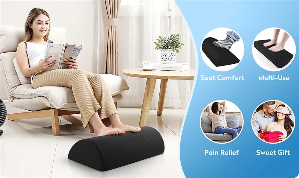 ELMAS Ergonomic Foot Rest for Ultimate Comfort & Support - Al Masam Stationery LLC