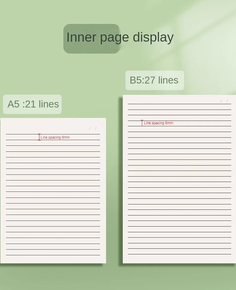 ELMAS 5pcs Mori Style A5 Notepad Retro Student Book - Al Masam Stationery LLC