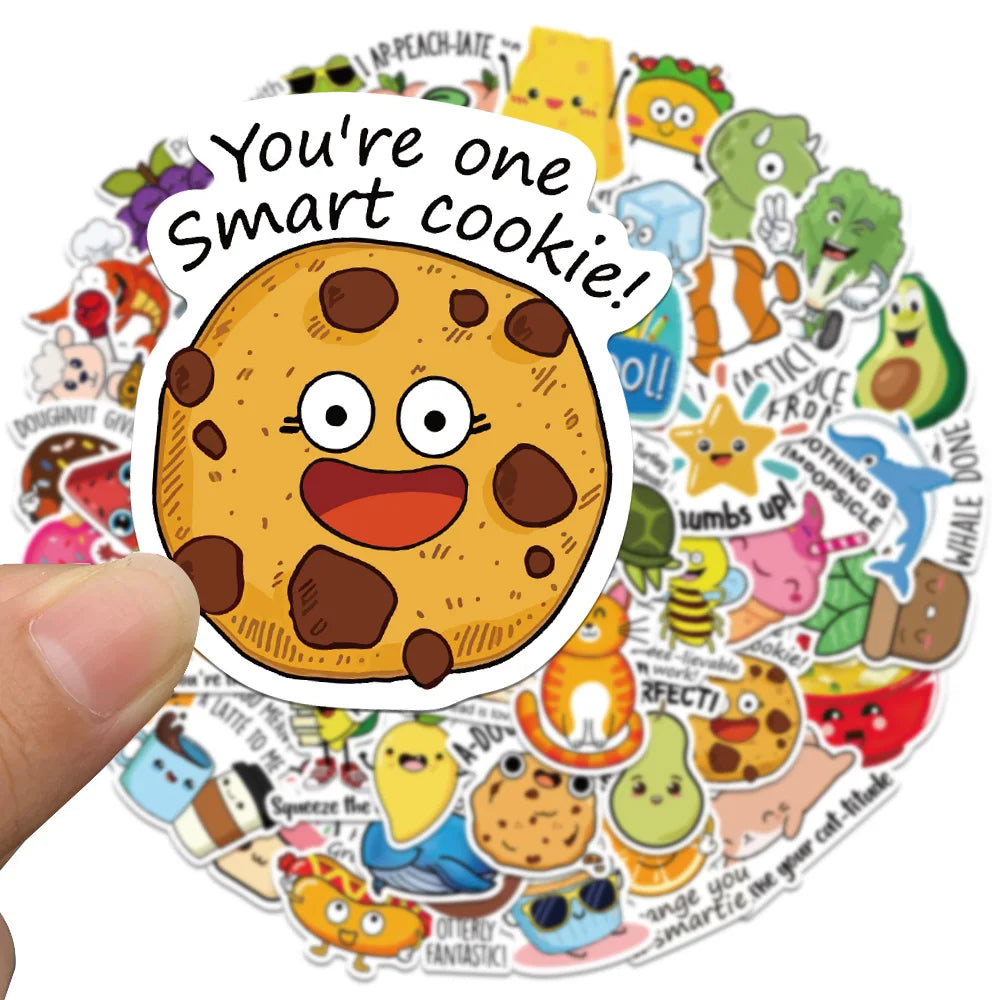 ELMAS 50PCS Fun Animal Reward Stickers for Kids - Al Masam Stationery LLC