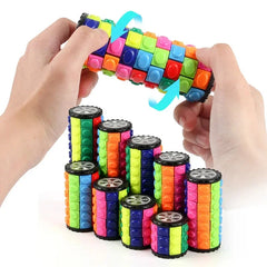 ELMAS 3D Cylinder Rotate Slide Logic Puzzle Toy for Kids