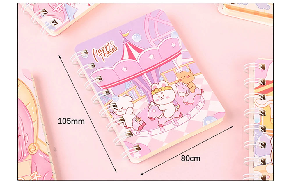 ELMAS Creative Cartoon Mini Notepad Kawaii School Supply - Al Masam Stationery LLC