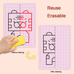 ELMAS - Puzzle Lattice Drawing Toys for Kids Fun