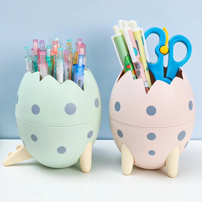 ELMAS Fun Dinosaur Egg Pen Holder & Organizer - Al Masam Stationery LLC