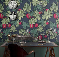 ELMAS Custom Pastoral Monkey Fruit 3D Wallpaper Kids Room - Al Masam Stationery LLC