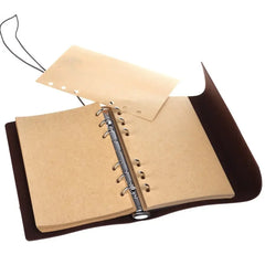 ELMAS Vintage Leather Sketchbook with Replaceable Pages