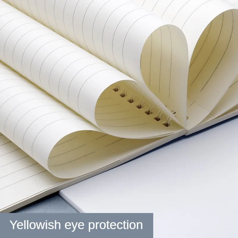 ELMAS A5 Coil Notebook Simple Blue Cute Notebook for Students - Al Masam Stationery LLC