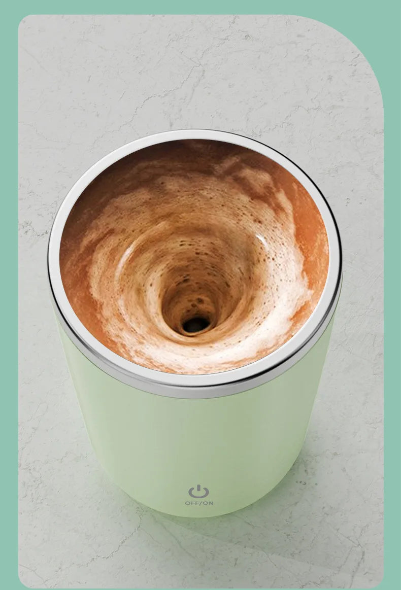 ELMAS 350ml Self-Stirring Mug USB Rechargeable Cup - Al Masam Stationery LLC