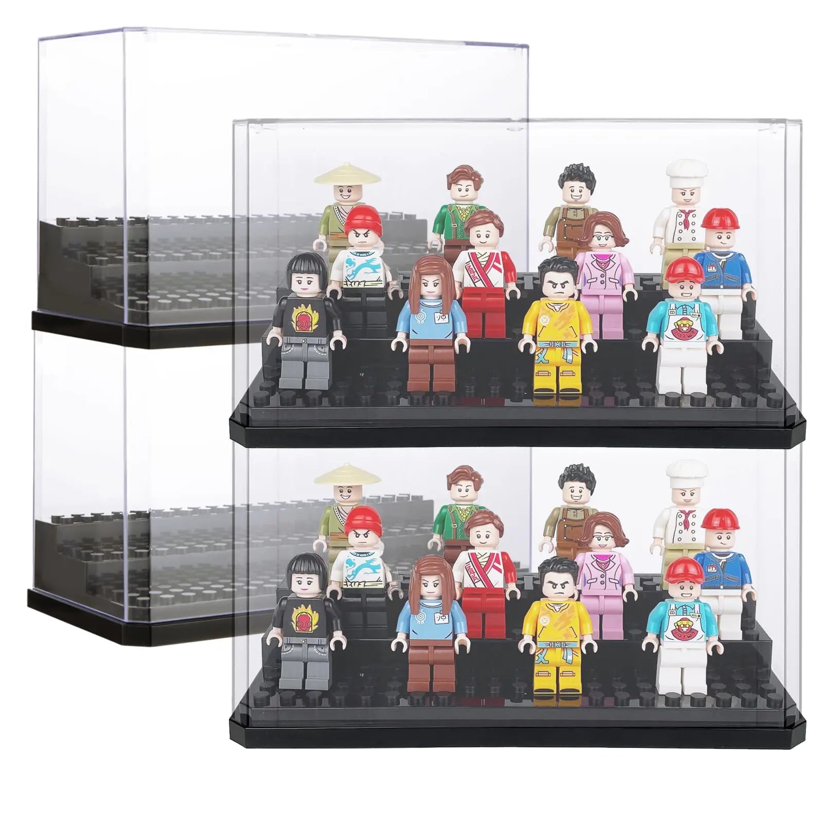 ELMAS Acrylic Minifigures Display Case for Lego Storage - Al Masam Stationery LLC