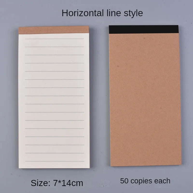 ELMAS Creative Kraft Paper 3PCs Tearable Notepad - Al Masam Stationery LLC