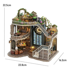 ELMAS Creative LED Dollhouse Kit - 3D Puzzle Adventure