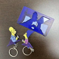 ELMAS Couple Key Holder Shared Keychain Hanger Home Decor - Al Masam Stationery LLC