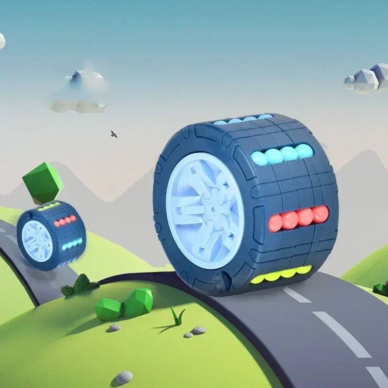 ELMAS: 3D Cylinder Cube Toy for Stress Relief Fun - Al Masam Stationery LLC