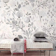 ELMAS Customized Wallpaper Mural Watercolor Flowers - Al Masam Stationery LLC