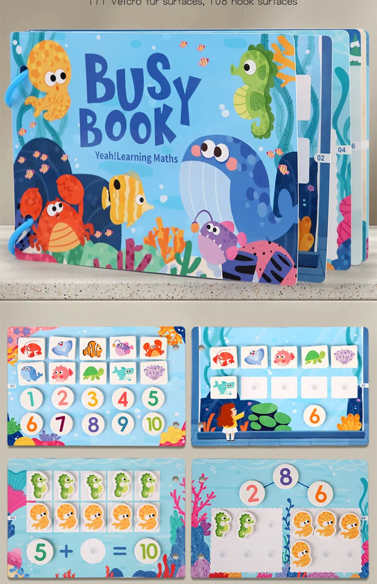 ELMAS - Montessori Baby Busy Book My First Quiet Book - Al Masam Stationery LLC