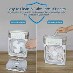 ELMAS Portable 3 In 1 Air Conditioner Cooler Humidifier - Al Masam Stationery LLC