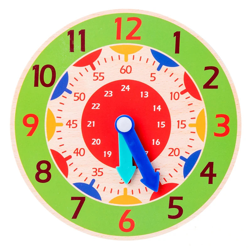 ELMAS Children Montessori Clock Jigsaw Toy for Teaching - Al Masam Stationery LLC