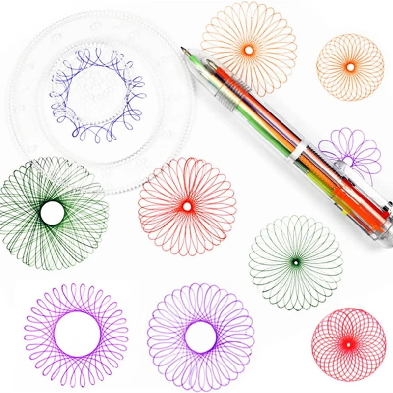 ELMAS Creative Spirograph Drawing Set for Kids - Al Masam Stationery LLC