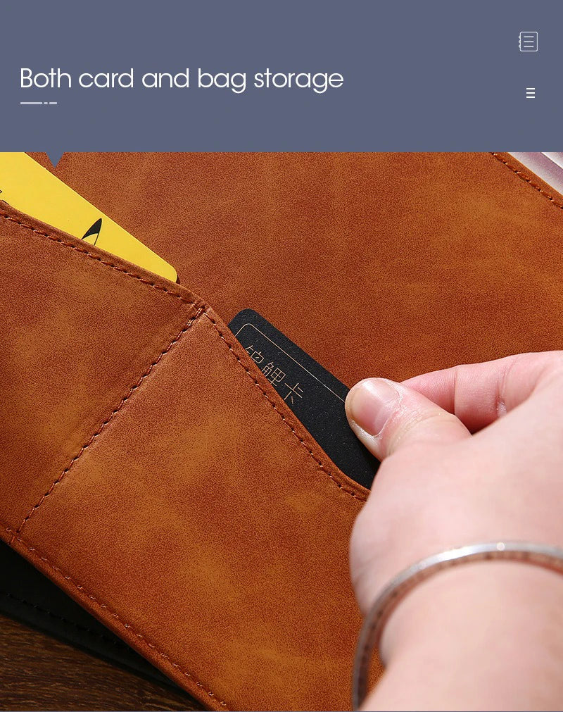 ELMAS Premium A4 Leather Padfolio & Clipboard Organizer - Al Masam Stationery LLC