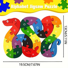 ELMAS Montessori Wooden Puzzle Toy for Kids Learning