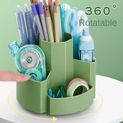 ELMAS Whimsical 360° Rotating Kawaii Pen Holder & Organizer