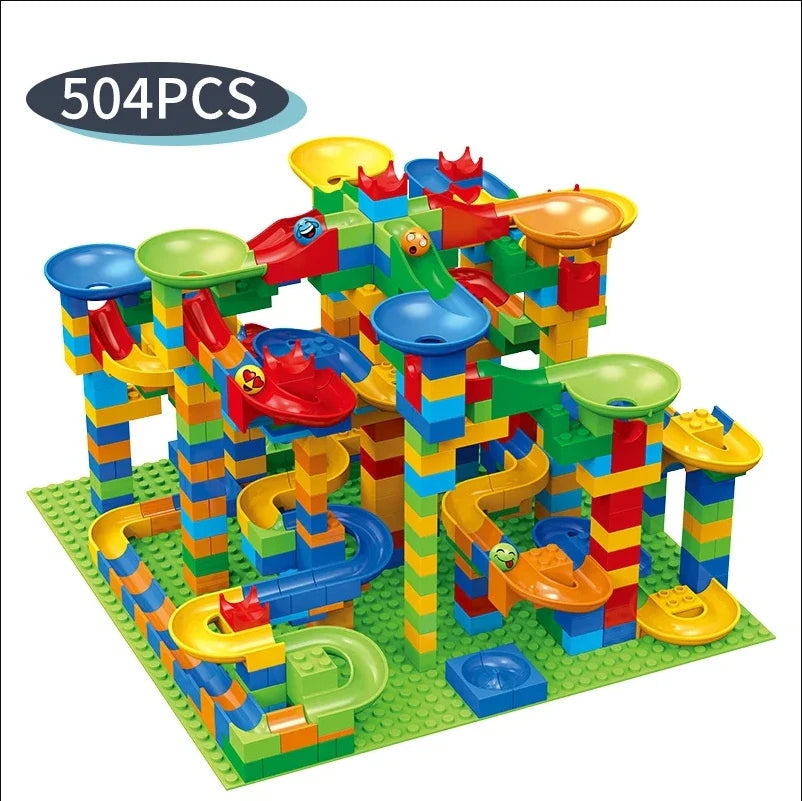 ELMAS Creative Marble Run Building Blocks Set - Al Masam Stationery LLC