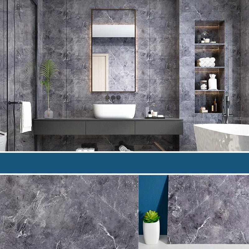 ELMAS 10pcs Waterproof Marble Floor Stickers Decor - Al Masam Stationery LLC