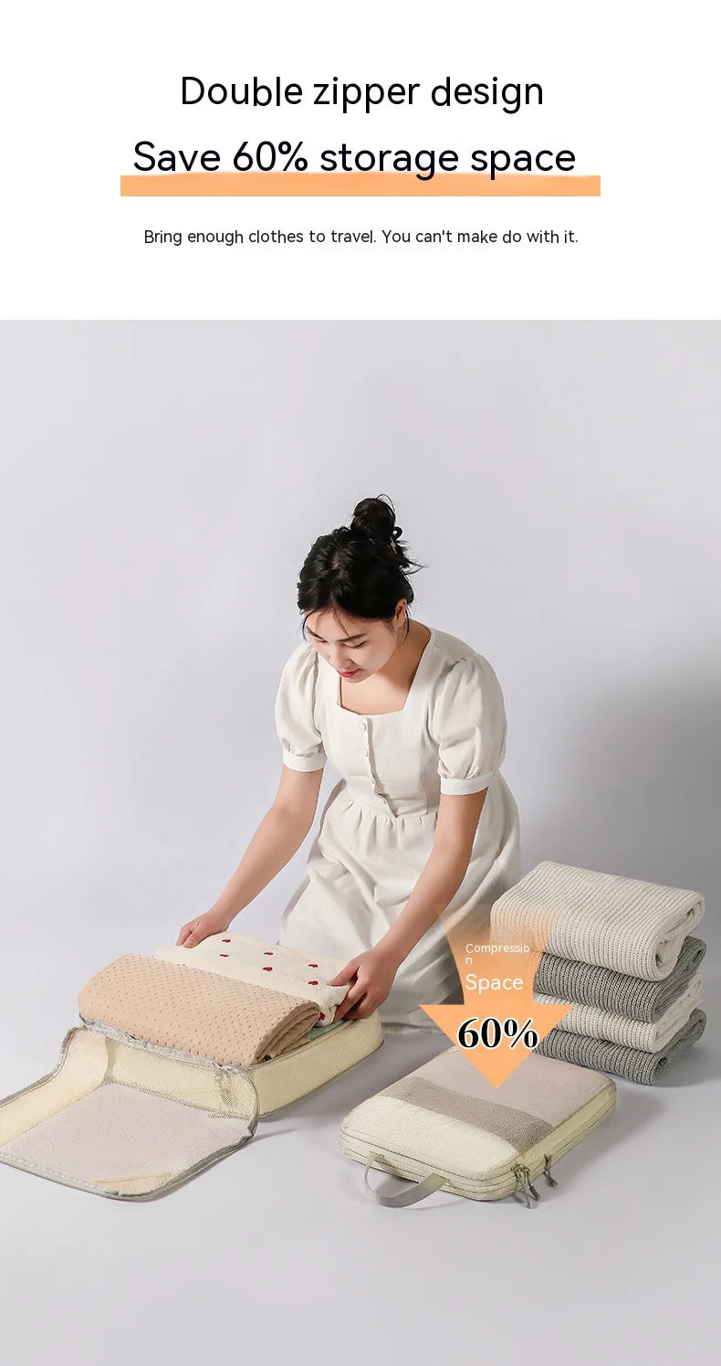 ELMAS Compression Packing Cubes for Travel Organizers - Al Masam Stationery LLC