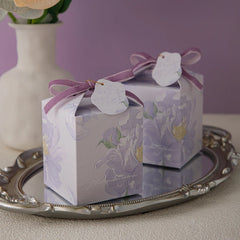 ELMAS Gift Boxes Wedding Favors Gardenia Flower Box
