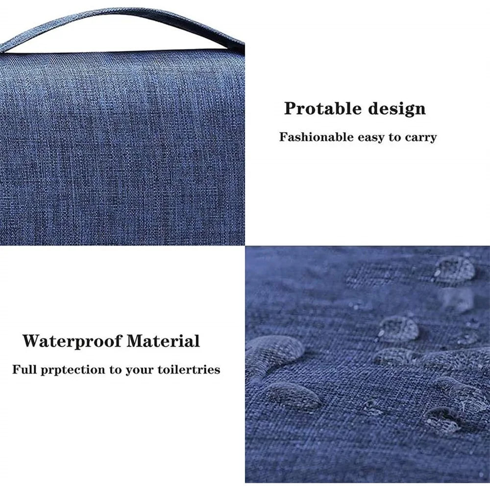 ELMAS Portable Toiletry Washbag with Hook Waterproof - Al Masam Stationery LLC