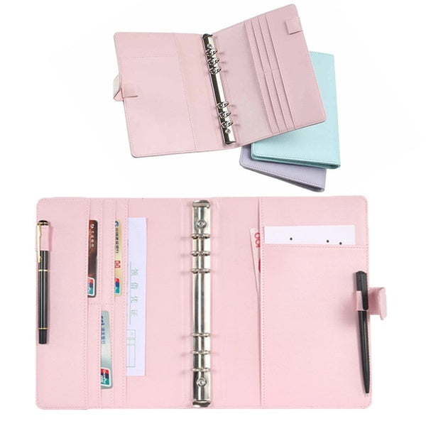 ELMAS New Vintage Refillable Notebook Leather Binder Supplies - Al Masam Stationery LLC