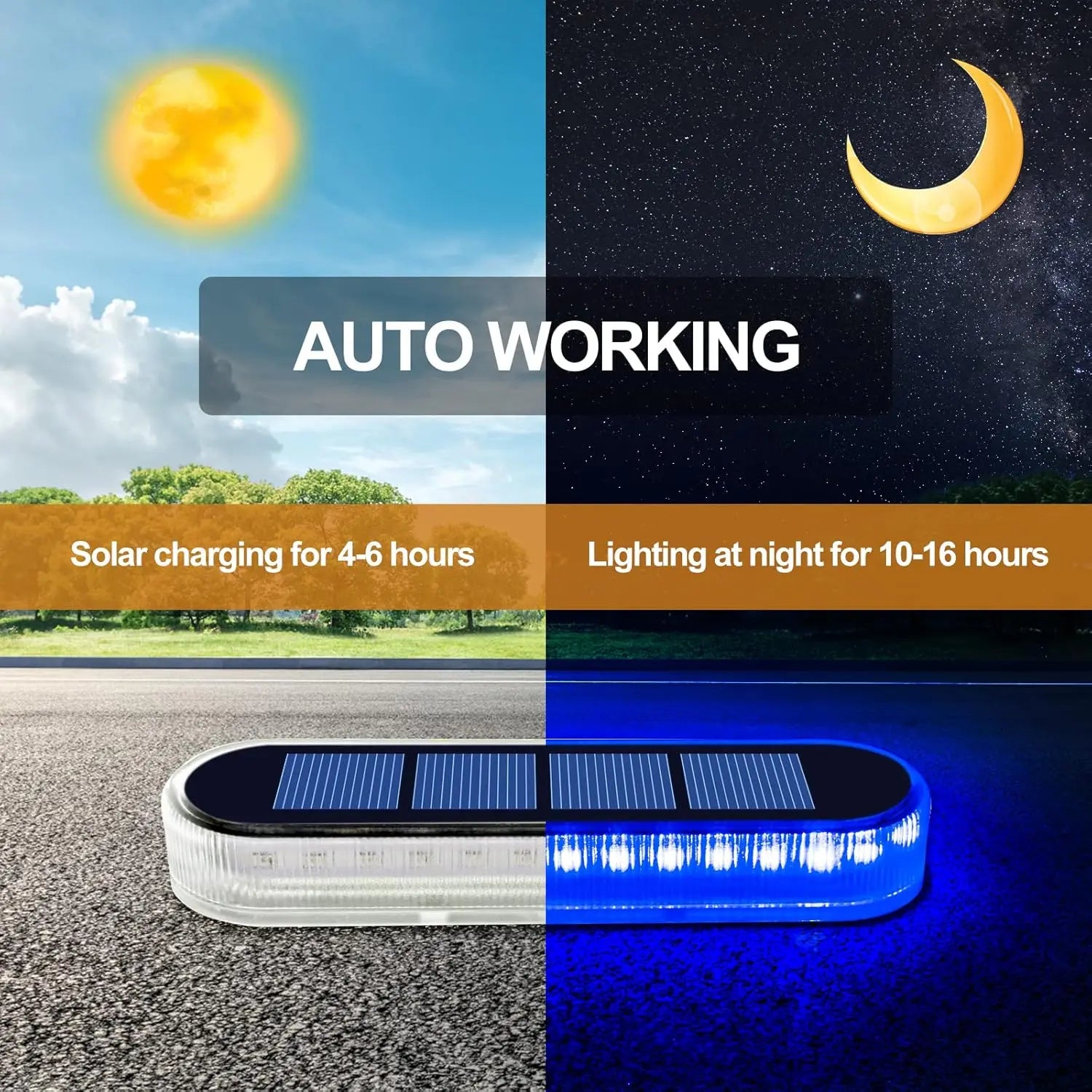 ELMAS Solar Stair Lamp - Waterproof LED Deck Light - Al Masam Stationery LLC