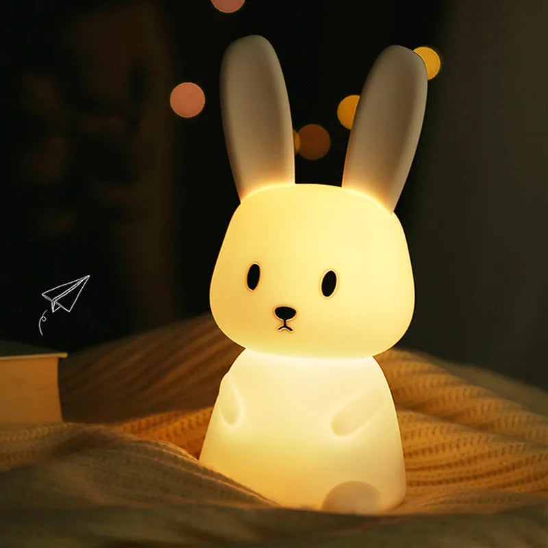 ELMAS Cute Rabbit Touch Sensor LED Night Light for Kids - Al Masam Stationery LLC
