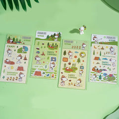 ELMAS Kawaii Snoopy Stickers for Fun Scrapbooking & DIY