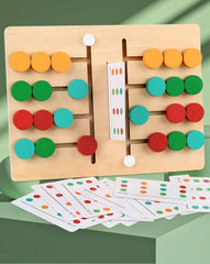 ELMAS Montessori Color and Shape Puzzle Matching Game