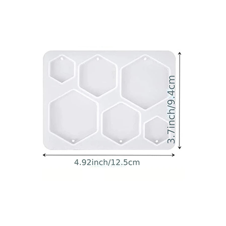 ELMAS DIY Square Earrings Molds for Crystal Jewelry Making - Al Masam Stationery LLC