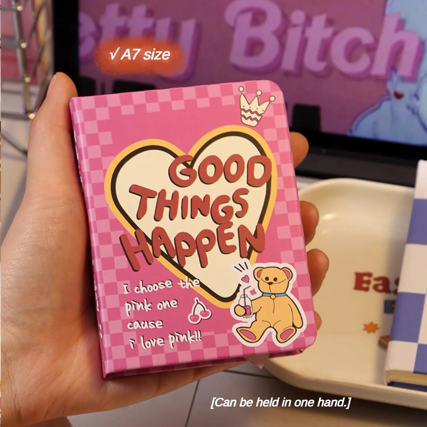 ELMAS American Retro A7 Mini Notepad Daily Planner - Al Masam Stationery LLC