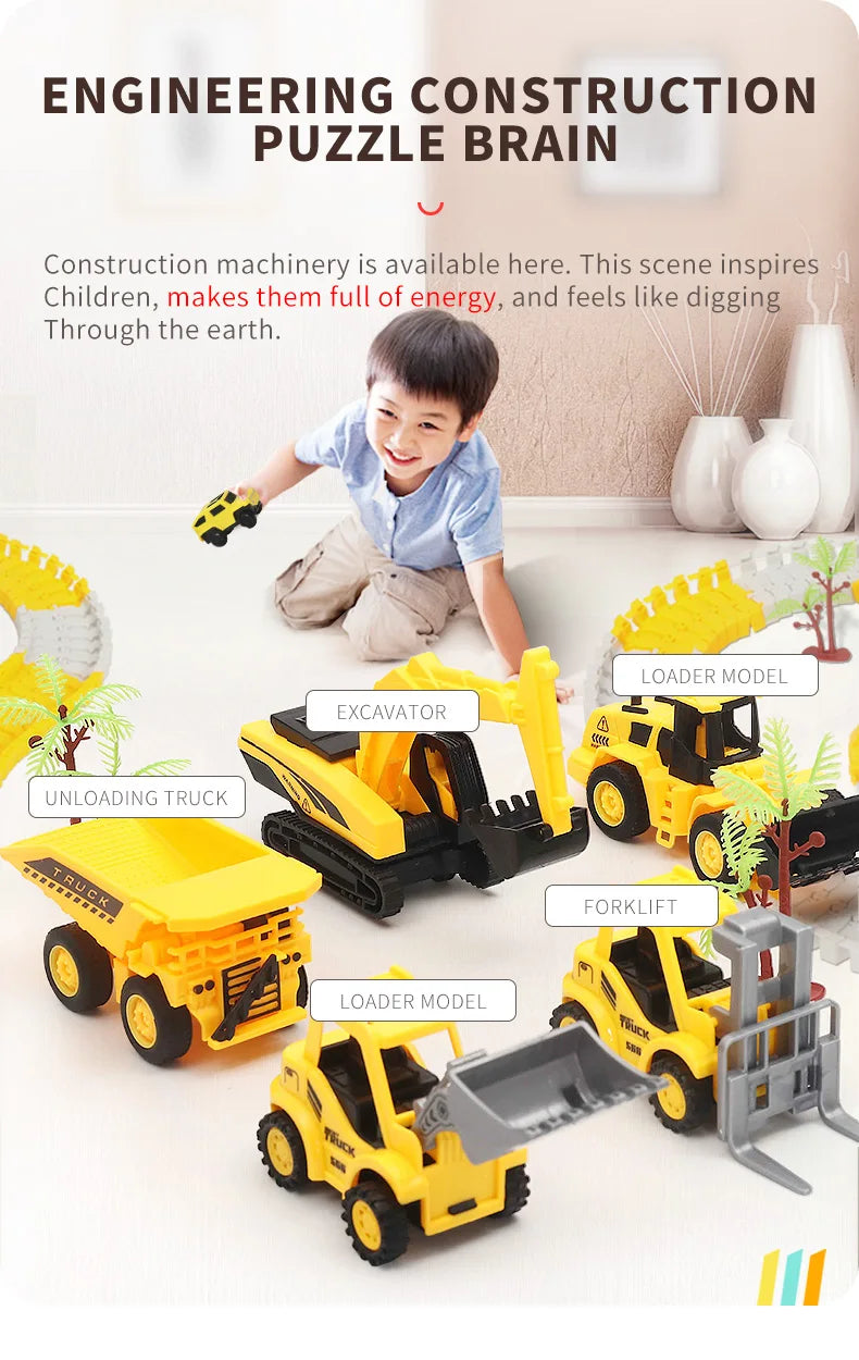 ELMAS 137-467pcs Children Electric Track Car Set Gift - Al Masam Stationery LLC