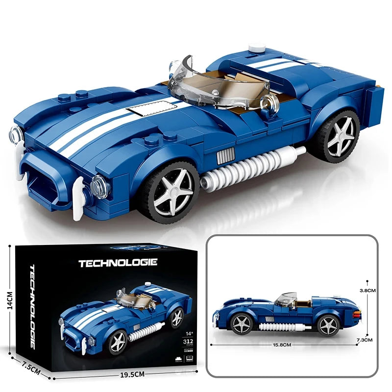 ELMAS Creative 333PCS AC COBRA Car Building Block Set - Al Masam Stationery LLC