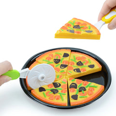 ELMAS Kids Pizza Cutting Playset - Fun Kitchen Toy!