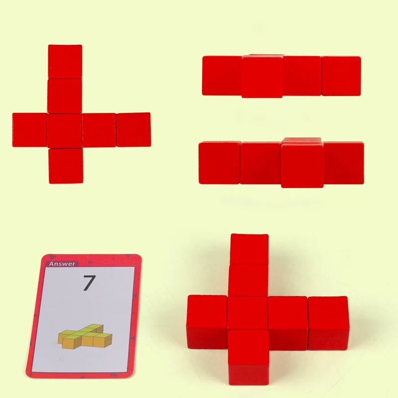 ELMAS: Montessori Block Puzzle Toy for Kids' Learning - Al Masam Stationery LLC