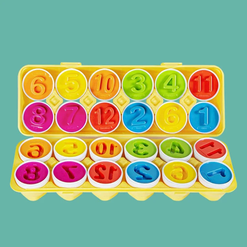 ELMAS Kids Shape Matching Smart Eggs Educational Toy - Al Masam Stationery LLC