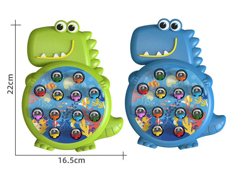 ELMAS Dinosaur Magnetic Fishing Game for Kids Fun Learning - Al Masam Stationery LLC