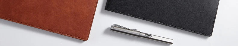 ELMAS Executive A4 Leather Padfolio Organizer Clipboard - Al Masam Stationery LLC