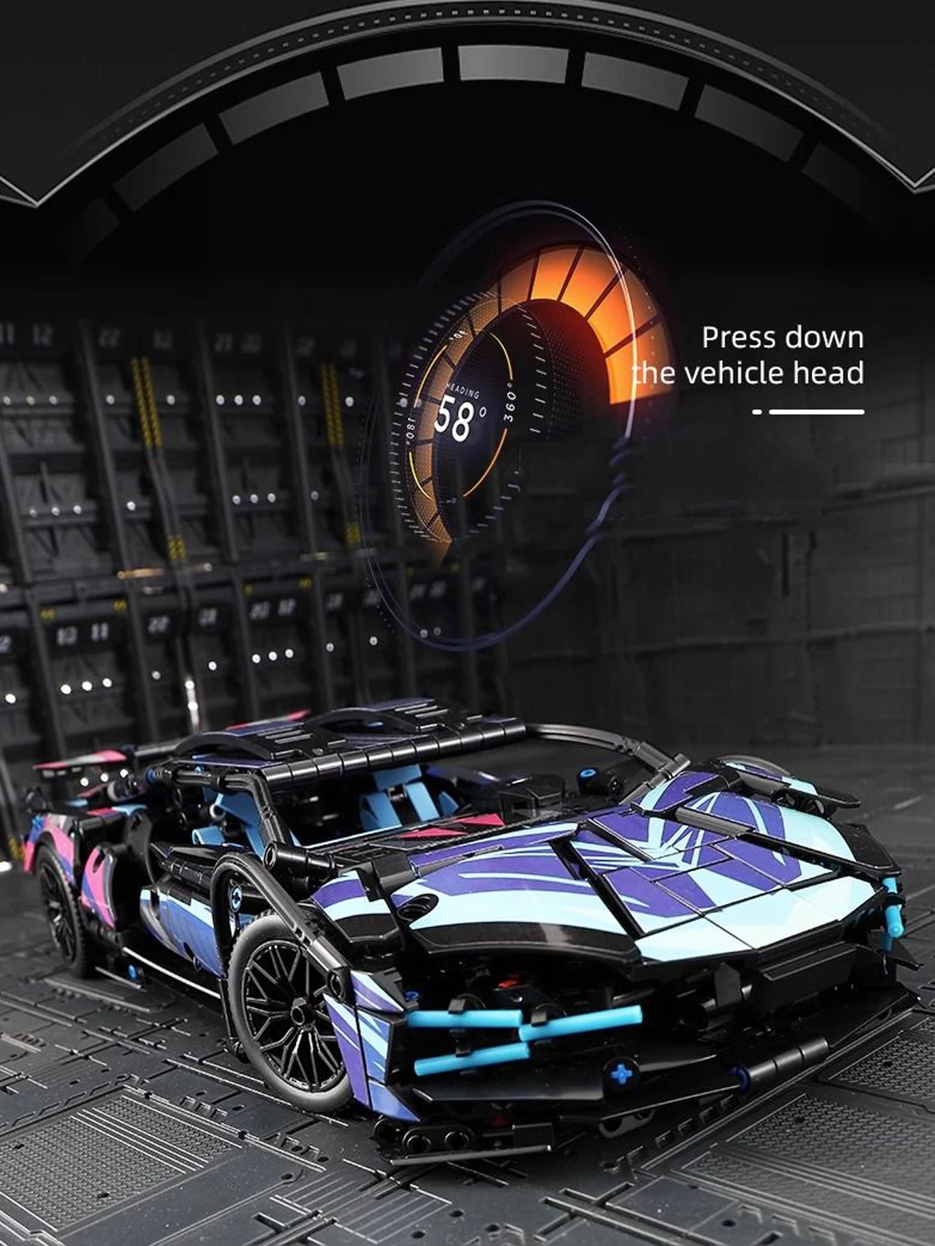 ELMAS Ultimate Supercar Building Blocks Set for All Ages - Al Masam Stationery LLC