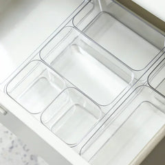 ELMAS Clear Multi-Purpose Storage Organizer Box