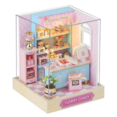 ELMAS Creative Mini Dollhouse 3D Puzzle Kit for Home Decor