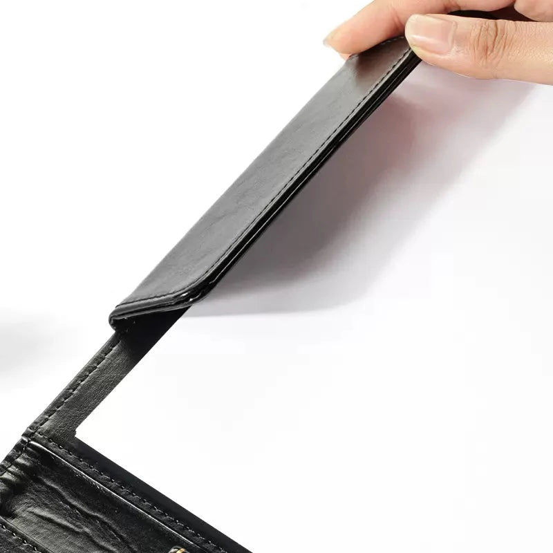 ELMAS Executive A4 Leather Portfolio Clipboard Holder - Al Masam Stationery LLC